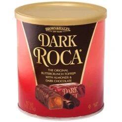 Almond Dark Roca Buttercrunch Toffee Candy: 10-Ounce Tin -Candy Shop almond dark roca buttercrunch toffee candy 10 ounce tin candy warehouse 5