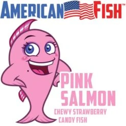 American Fish Chewy Candy - Pink: 5LB Bag -Candy Shop american fish chewy candy pink 5lb bag candy warehouse 5