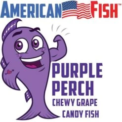 American Fish Chewy Candy - Purple: 5LB Bag -Candy Shop american fish chewy candy purple 5lb bag candy warehouse 4