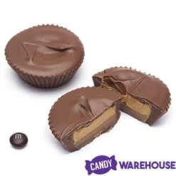 Asher's Giant Chocolate Peanut Butter Caramel Cups: 24-Piece Box 5 Asher's Giant Chocolate Peanut Butter Caramel Cups: 24-Piece Box -Candy Shop asher s giant chocolate peanut butter caramel cups 24 piece box candy warehouse 3