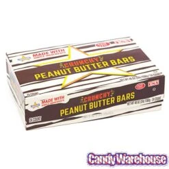 Atkinson Peanut Butter Bar Candy Bars: 24-Piece Box -Candy Shop atkinson peanut butter bar candy bars 24 piece box candy warehouse 3