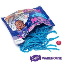 Big League Chew Bubble Gum Packs - Blue Raspberry: 12-Piece Box -Candy Shop big league chew bubble gum packs blue raspberry 12 piece box candy warehouse 3