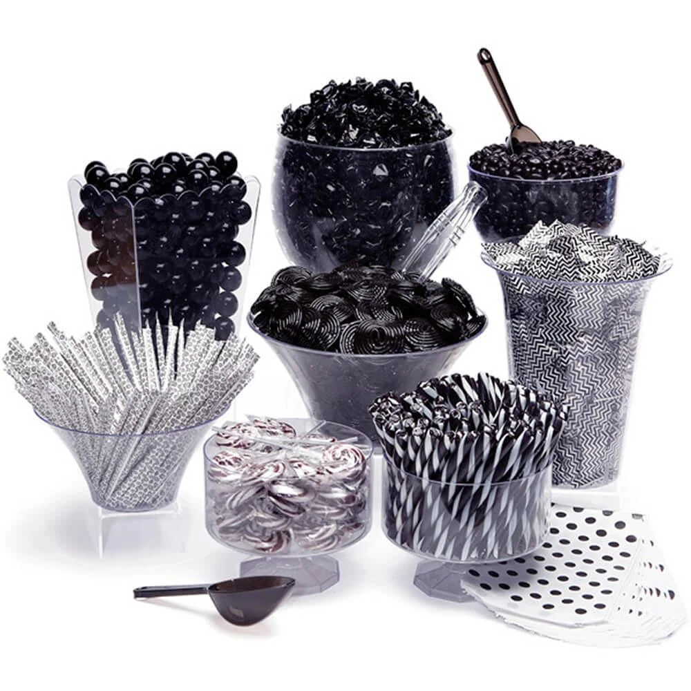 Black Candy Buffet Kit: 25 To 50 Guests 1 Black Candy Buffet Kit: 25 To 50 Guests