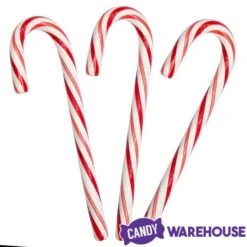 Bobs Sweet Stripes Traditional Red & White Peppermint Candy Canes: 96-Piece Pail -Candy Shop bobs sweet stripes traditional red and white peppermint candy canes 96 piece pail candy warehouse 4