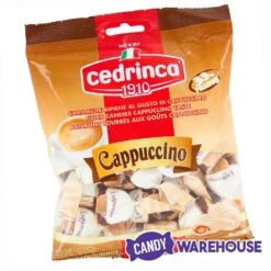 Cedrinca Cappuccino Hard Candy: 4.25-Ounce Bag -Candy Shop cedrinca cappuccino hard candy 4 25 ounce bag candy warehouse 3