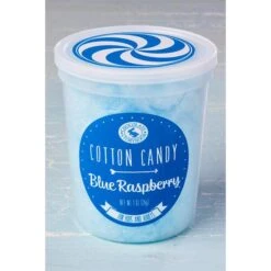 Chocolate Storybook Cotton Candy - Blue Raspberry: 1-Ounce Tub -Candy Shop chocolate storybook cotton candy blue raspberry 1 ounce tub candy warehouse 3