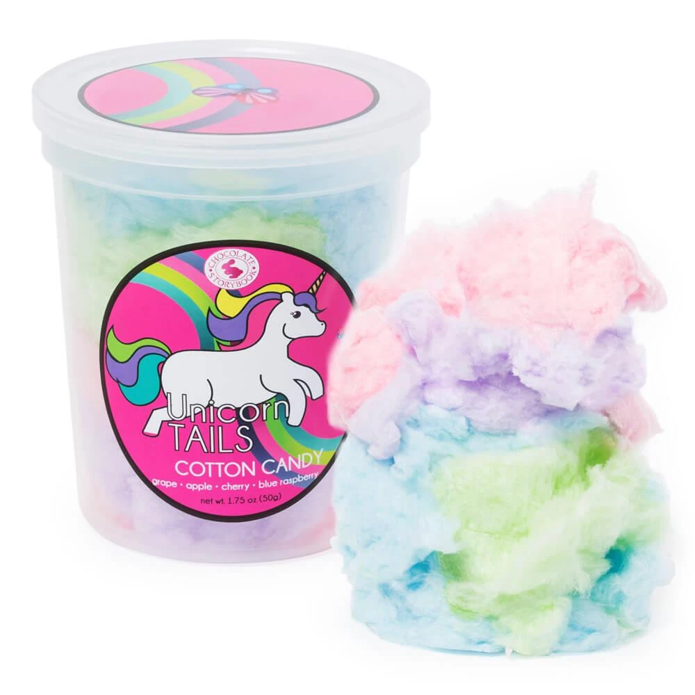 Chocolate Storybook Cotton Candy - Unicorn Tail: 1-Ounce Tub 1 Chocolate Storybook Cotton Candy - Unicorn Tail: 1-Ounce Tub