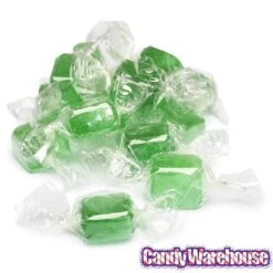 Cubes Hard Candy - Green Apple: 3LB Bag -Candy Shop cubes hard candy green apple 3lb bag candy warehouse 3