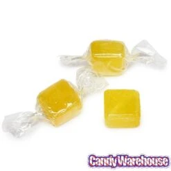 Cubes Hard Candy - Lemon: 3LB Bag -Candy Shop cubes hard candy lemon 3lb bag candy warehouse 3