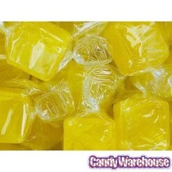 Cubes Hard Candy - Lemon: 3LB Bag -Candy Shop cubes hard candy lemon 3lb bag candy warehouse 4
