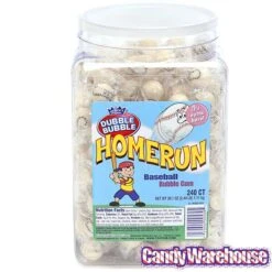 Dubble Bubble Home Run Baseball Gumballs: 240-Piece Tub -Candy Shop dubble bubble home run baseball gumballs 240 piece tub candy warehouse 4 4d29b739 a811 4d64 a6d3 c162949d7fb6