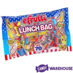 Efrutti Gummy Lunch Candy: 70-Piece Bag -Candy Shop efrutti gummy lunch candy 70 piece bag candy warehouse 3