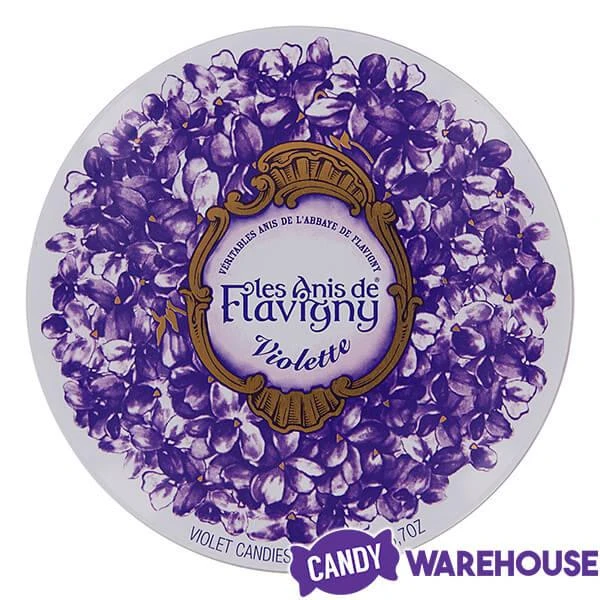 Flavigny Pastilles Violet Candy Gift Tin 4 Flavigny Pastilles Violet Candy Gift Tin - Image 4