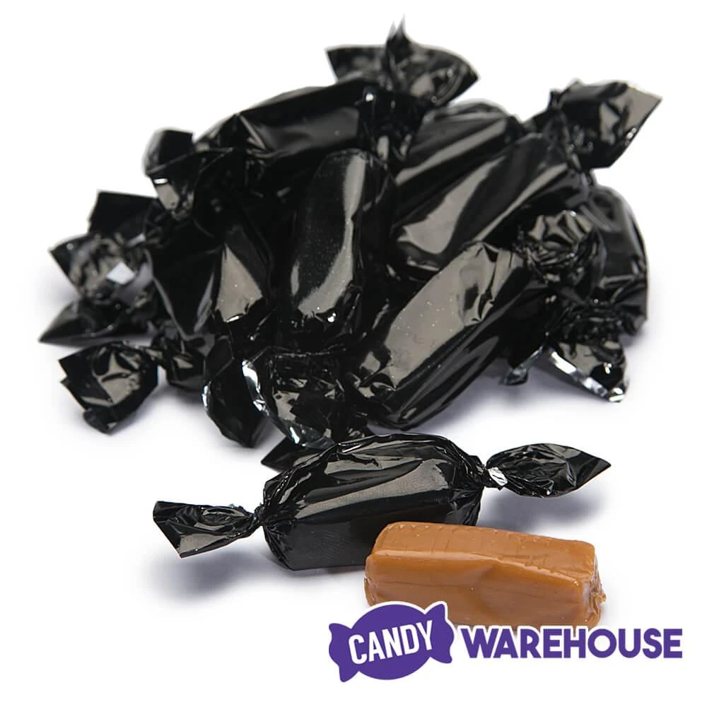 Foiled Caramel Candy - Black: 180-Piece Bag 2 Foiled Caramel Candy - Black: 180-Piece Bag - Image 2