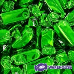 Foiled Caramel Candy - Green: 180-Piece Bag -Candy Shop foiled caramel candy green 180 piece bag candy warehouse 5