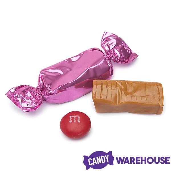 Foiled Caramel Candy - Hot Pink: 180-Piece Bag 3 Foiled Caramel Candy - Hot Pink: 180-Piece Bag - Image 3