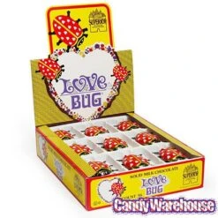 Foiled Milk Chocolate Lady Bugs: 36-Piece Display -Candy Shop foiled milk chocolate lady bugs 36 piece display candy warehouse 3