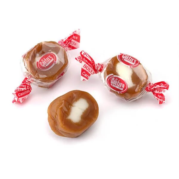 Goetze's Caramel Creams Bulls Eyes Candy - Vanilla: 5LB Bag 1 Goetze's Caramel Creams Bulls Eyes Candy - Vanilla: 5LB Bag
