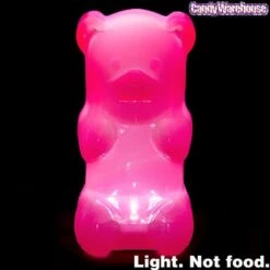Gummy Bear Night Light - Pink -Candy Shop gummy bear night light pink candy warehouse 4