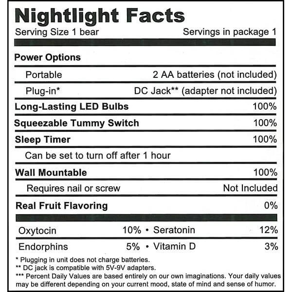 Gummy Bear Night Light - Red 2 Gummy Bear Night Light - Red - Image 2