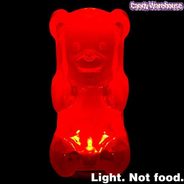 Gummy Bear Night Light - Red 4 Gummy Bear Night Light - Red - Image 4