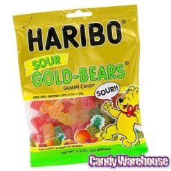 Haribo Gold-Bears Sour Gummy Bears Candy: 3LB Box 5 Haribo Gold-Bears Sour Gummy Bears Candy: 3LB Box -Candy Shop haribo gold bears sour gummy bears candy 3lb box candy warehouse 3