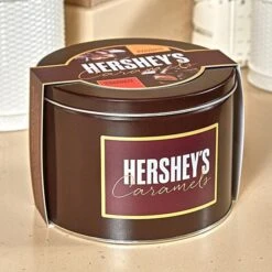 Hershey's Caramels - Milk And Dark Chocolate Caramel Candy: 2.5LB Gift Tin -Candy Shop hershey s caramels milk and dark chocolate caramel candy 2 5lb gift tin candy warehouse 5