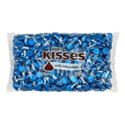 Hershey's Kisses Dark Blue Foiled Milk Chocolate Candy: 400-Piece Bag -Candy Shop hershey s kisses dark blue foiled milk chocolate candy 400 piece bag candy warehouse 5 e153f37d 54fb 4368 b2cf b228878211ae