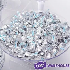 Hershey's Kisses Silver Foiled Milk Chocolate Candy: 56-Ounce Bag -Candy Shop hershey s kisses silver foiled milk chocolate candy 56 ounce bag candy warehouse 4