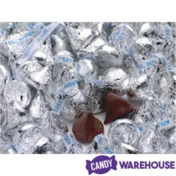 Hershey's Kisses Silver Foiled Milk Chocolate Candy: 56-Ounce Bag -Candy Shop hershey s kisses silver foiled milk chocolate candy 56 ounce bag candy warehouse 5
