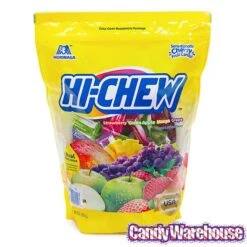 Hi-Chew Fruit Chews Candy Packs - Assorted: 150-Piece Bag -Candy Shop hi chew fruit chews candy packs assorted 150 piece bag candy warehouse 3