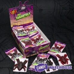 Jelly Belly Big Gummy Tarantula Spiders Candy Packs: 24-Piece Box -Candy Shop jelly belly big gummy tarantula spiders candy packs 24 piece box candy warehouse 4 6600fdc9 44da 4e69 b1a8 58721f579a14