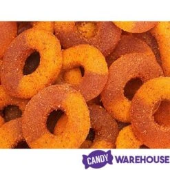 Jovy Crazy Gummy Rings Chamoy Candy - Peach: 5LB Bag 7 Jovy Crazy Gummy Rings Chamoy Candy - Peach: 5LB Bag -Candy Shop jovy crazy gummy rings chamoy candy peach 5lb bag candy warehouse 4