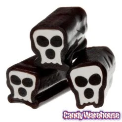 Licorice Skulls Candy: 5LB Bag -Candy Shop licorice skulls candy 5lb bag candy warehouse 5