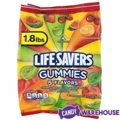 LifeSavers Gummies Candy - 5 Flavors: 1.6LB Bag 9 LifeSavers Gummies Candy - 5 Flavors: 1.6LB Bag -Candy Shop lifesavers gummies candy 5 flavors 1 6lb bag candy warehouse 5