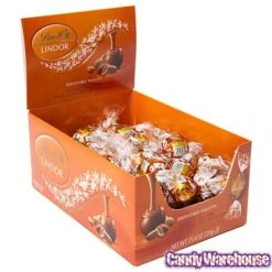 Lindt Chocolate Lindor Truffles - Peanut Butter: 60-Piece Box -Candy Shop lindt chocolate lindor truffles peanut butter 60 piece box candy warehouse 6