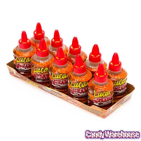 Lucas Gusano Candy - Tamarindo: 10-Piece Pack 2 Lucas Gusano Candy - Tamarindo: 10-Piece Pack - Image 2