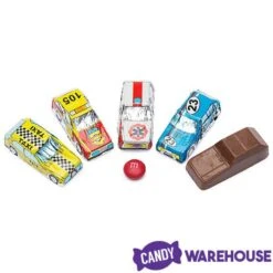 Madelaine Foiled Milk Chocolate Mini Cars: 100-Piece Display -Candy Shop madelaine foiled milk chocolate mini cars 100 piece display candy warehouse 4