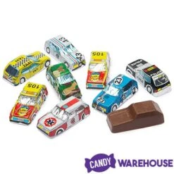 Madelaine Foiled Milk Chocolate Mini Cars: 100-Piece Display -Candy Shop madelaine foiled milk chocolate mini cars 100 piece display candy warehouse 5
