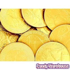 Madelaine Gold Foiled Buffalo Giant Milk Chocolate Coins: 60-Piece Box -Candy Shop madelaine gold foiled buffalo giant milk chocolate coins 60 piece box candy warehouse 4