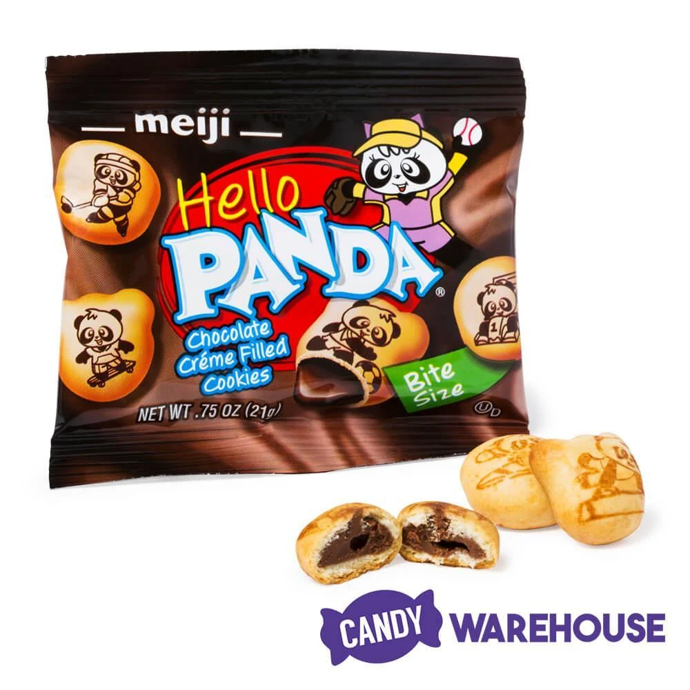 Meiji Hello Panda Chocolate Creme Filled Cookies: 32-Piece Box 2 Meiji Hello Panda Chocolate Creme Filled Cookies: 32-Piece Box - Image 2