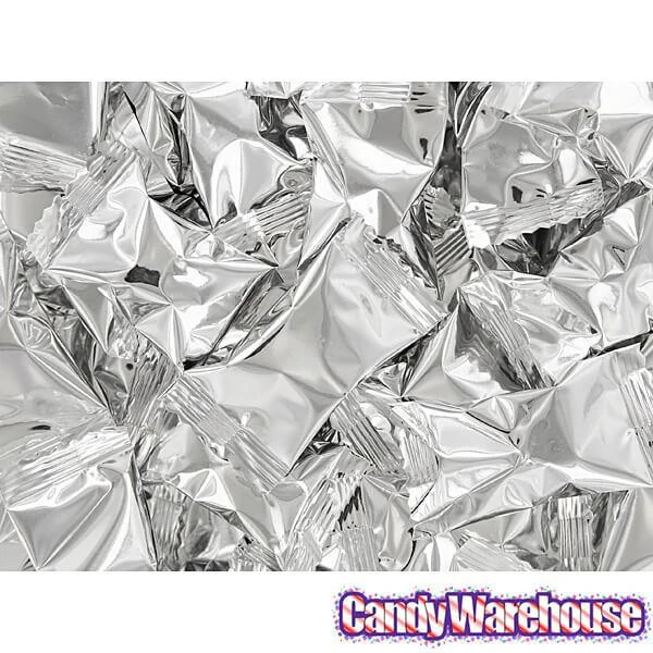 Metallic Silver Wrapped Buttermint Creams: 300-Piece Case 2 Metallic Silver Wrapped Buttermint Creams: 300-Piece Case - Image 2