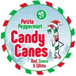 Mini Candy Canes - Red, Green, And White: 45-Piece Jar 12 Mini Candy Canes - Red, Green, And White: 45-Piece Jar -Candy Shop mini candy canes red green and white 45 piece jar candy warehouse 5