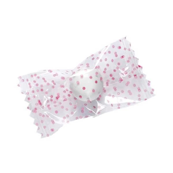Mint Balls In Pink Dots Wrappers: 1000-Piece Case 1 Mint Balls In Pink Dots Wrappers: 1000-Piece Case