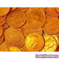 Orange Foiled Milk Chocolate Coins: 1LB Bag 5 Orange Foiled Milk Chocolate Coins: 1LB Bag -Candy Shop orange foiled milk chocolate coins 1lb bag candy warehouse 3