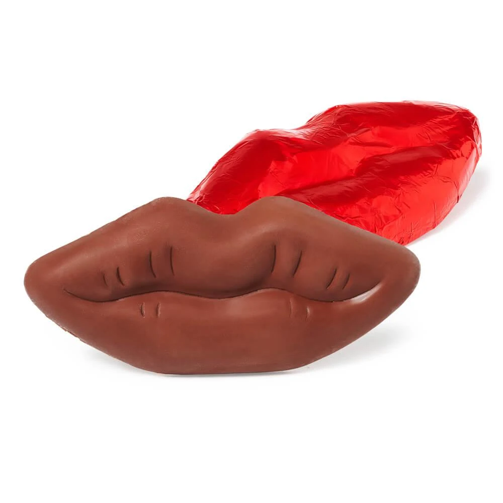 Palmer Red Foiled Giant Milk Chocolate Lips In Gift Box 1 Palmer Red Foiled Giant Milk Chocolate Lips In Gift Box