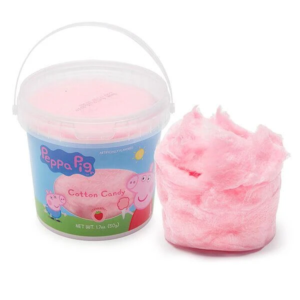 Peppa Pig Pink Cotton Candy Tubs: 12-Piece Case 1 Peppa Pig Pink Cotton Candy Tubs: 12-Piece Case