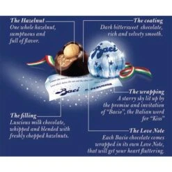 Perugina Baci Chocolates: 28-Piece Gift Box -Candy Shop perugina baci chocolates 28 piece gift box candy warehouse 5