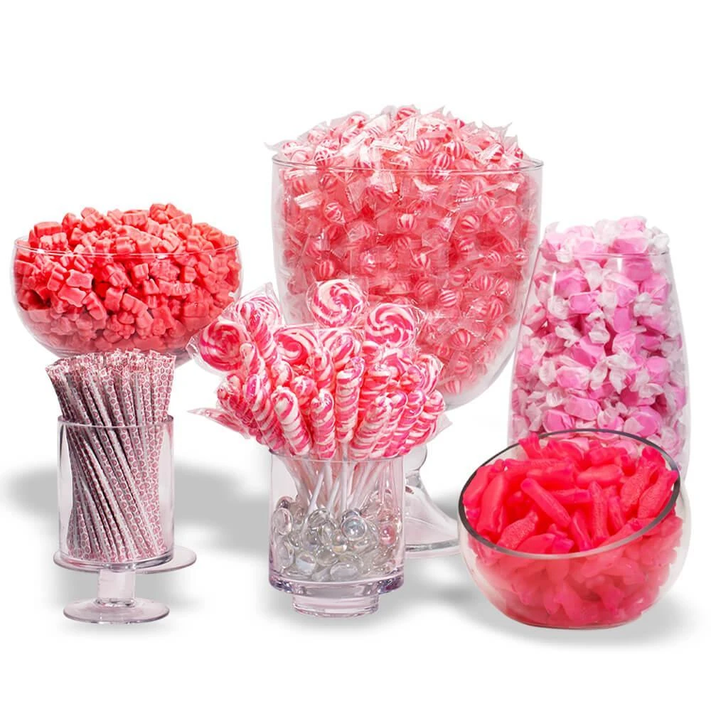 Pink Candy Bar Table Assortment 1 Pink Candy Bar Table Assortment