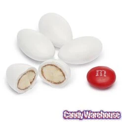 Sconza Jordan Almonds - White: 5LB Bag 6 Sconza Jordan Almonds - White: 5LB Bag -Candy Shop sconza jordan almonds white 5lb bag candy warehouse 3
